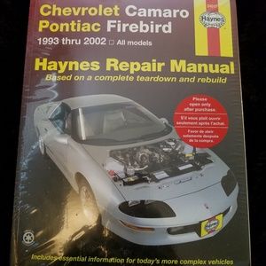 Haynes repair Manual Chevrolet Camaro Pontiac fire